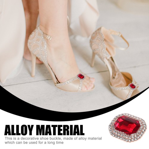 Toe Decorations Bride Decorative Shoe Clips for Women Shoes Rhinestone Charms - Picture 11 of 12