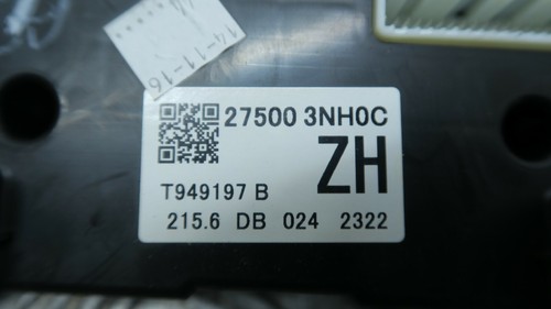 2017 NISSAN LEAF ACENTA 30 KWH MK1 HEATER AC CLIMATE CONTROLS REF13565 - Picture 7 of 7