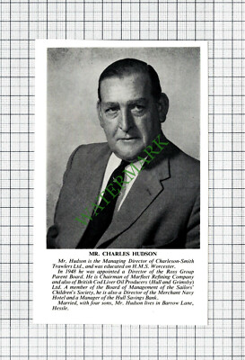 C4171) Mr Charles Hudson Hessle Hull Charleson-Smith Trawlers Ltd - 1967 Schneiden
