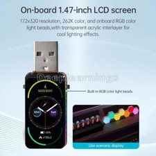 1.47-inch LCD ESP32-S3 WIFI Bluetooth Development Board I2C SPI USB Serial Port