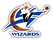 Washington Wizards NBA Basketball Blue Car Bumper Sticker - 3'', 5'' or 6''