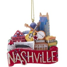 Nashville Tennessee Christmas Tree Ornament A2018