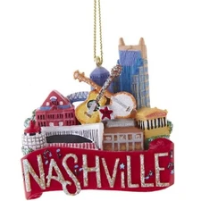Nashville Tennessee Christmas Tree Ornament A2018