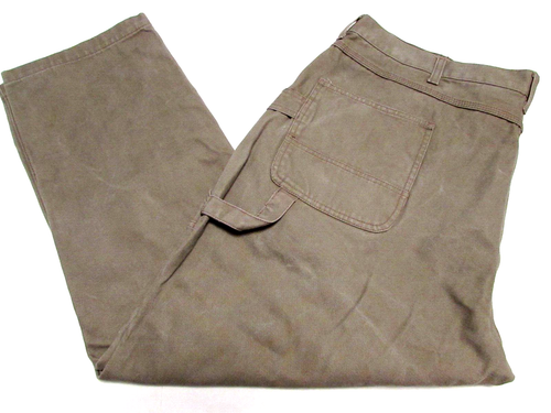 Pantalones de Trabajo Lakin McKey Para Hombre 44x30 Tostado Pato Lona Carpintero Doble Rodilla Relajados - Imagen 2 de 10