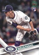 2017 Update Series #US181 Emilio Pagan Seattle Mariners RC