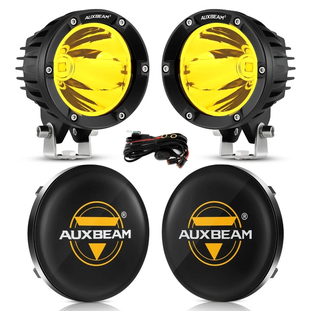 Lote De 10 Luces Marcadoras LED ámbar Redondas De 2″ Para Remolque, Camión, SUV – Laterales Y De Techo