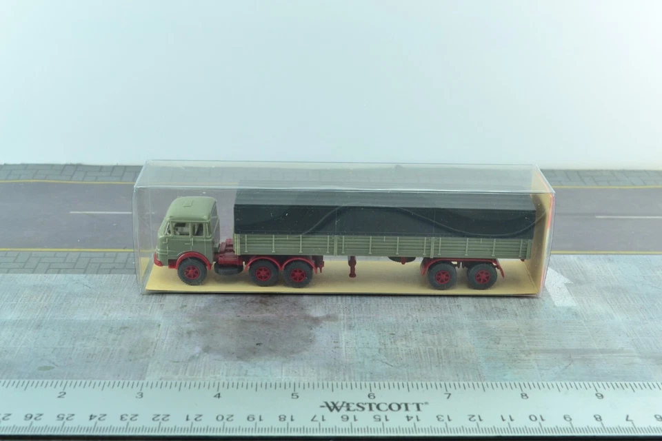 Camión remolque tractor Wiking 488 Krupp 806 escala 1:87 HO Foto 3 de 3