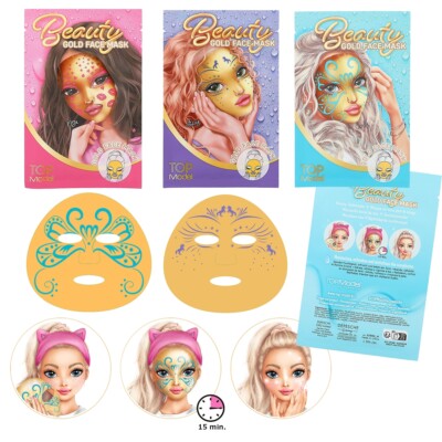 TOPModel Tuchmaske Gold BEAUTY and ME GIRLS NEUHEIT 2023