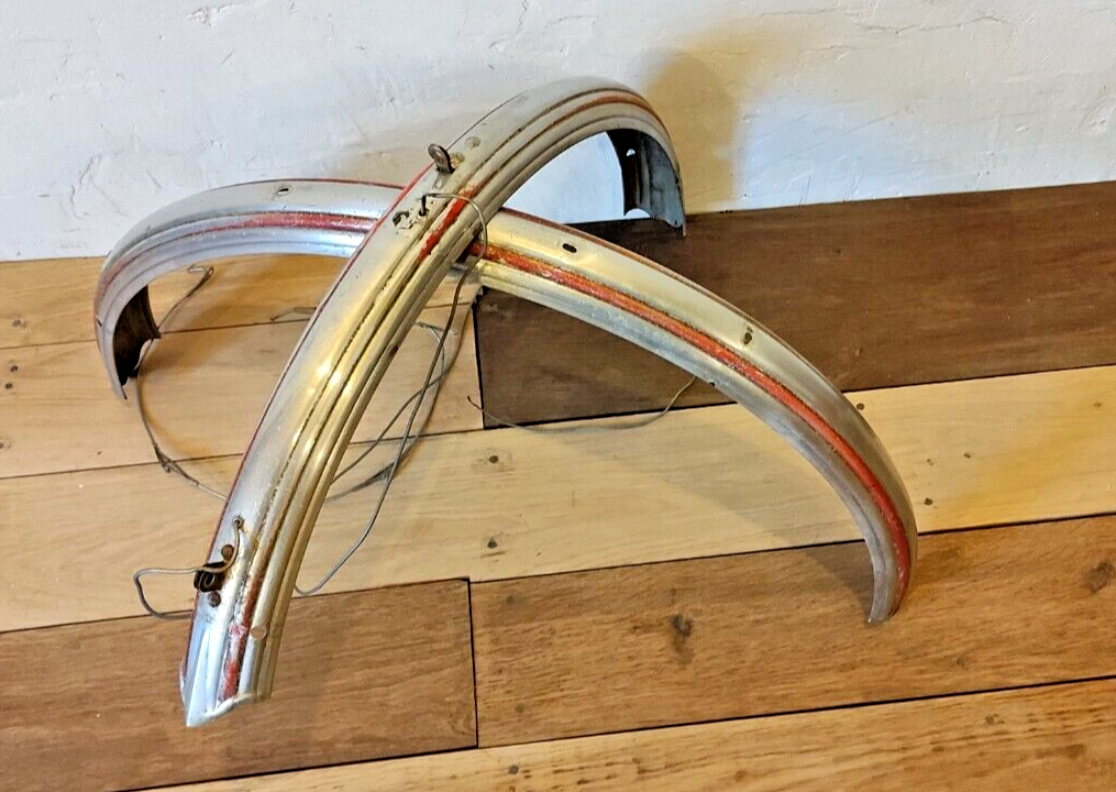 Paire Gardes boue aluminium ancien vélo Peugeot PX45 old bike | eBay