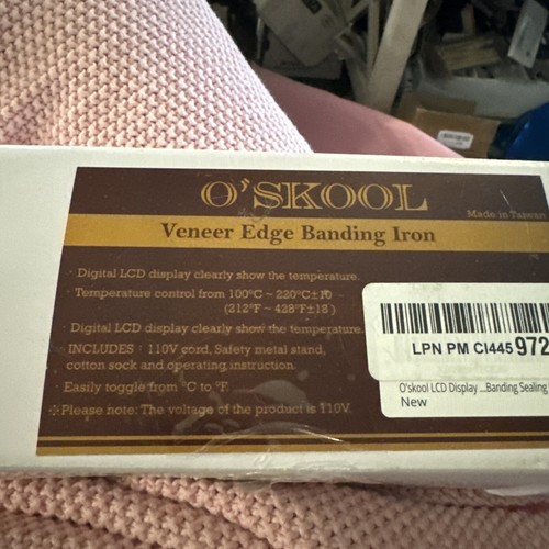 O'Skool Black Corded Electric Veneer Edge Digital Display Banding