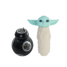Star Wars BB-9E Grinder & Grogu Silicone Hand Pipe - Smoke Kit