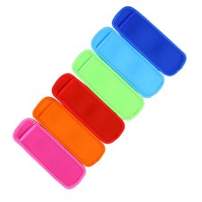 6 Pcs Ice Freezer Cover Reusable Popsicle Covers Antifreezing Popsicle Holders