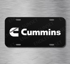 Diesel Power Cummins 4x4 Off Road Lifted Truck License Plate Front Auto Tag Diesel Power Cummins 4x4 Off Road Lifted Truck License Plate Front Auto Tag