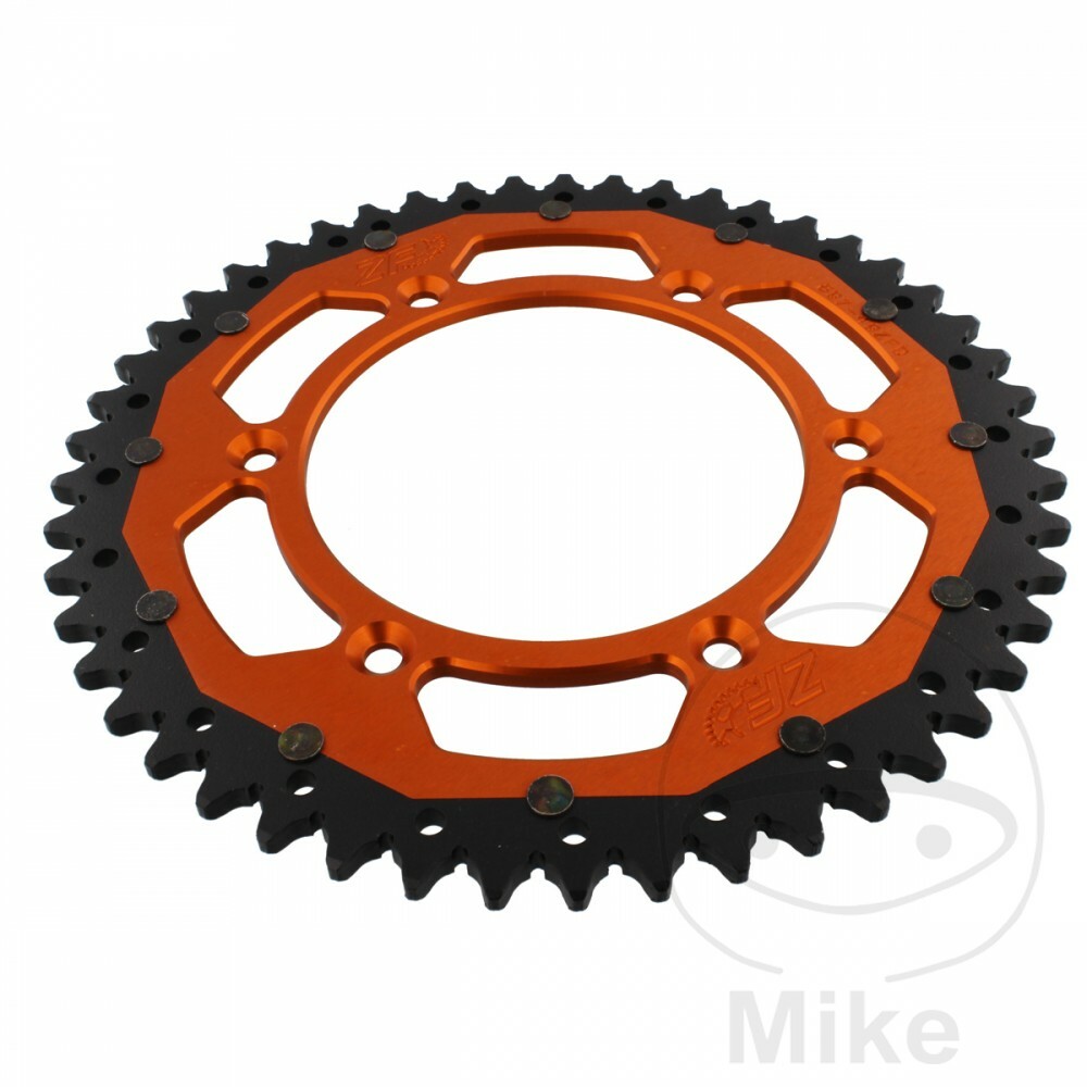 ZF Dual Orange Rear Sprocket (49 Teeth) KTM EXC-F 250 ie4T Sixda ZF Dual Orange Rear Sprocket (49 Teeth) KTM EXC-F 250 ie4T Sixda