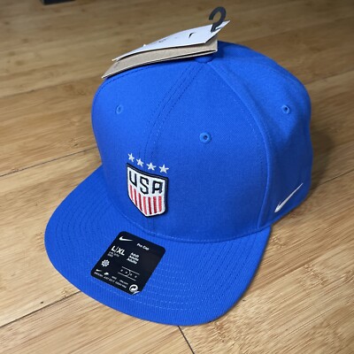 Nike Pro Cap USWNT Team USA Royal Blue L/XL Snapback Hat