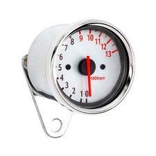 Motorcycle Tachometer Universal Retro Motorbike Accessory 13000RPM Counter