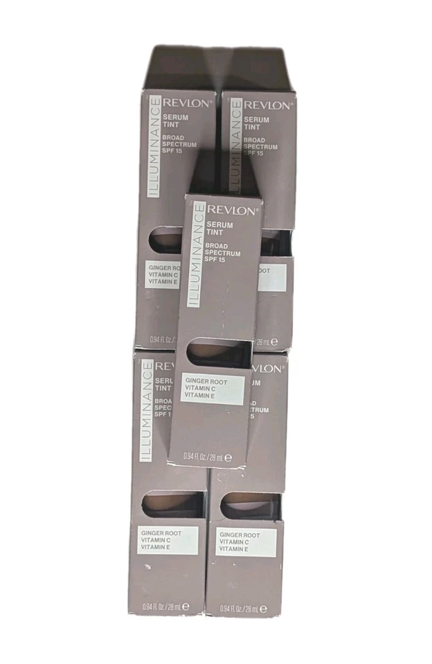 Lot Of 5!!! Revlon Illuminance Serum Tint #517 Amber 0.94 Fl Oz New In Box  - Image 2 of 4