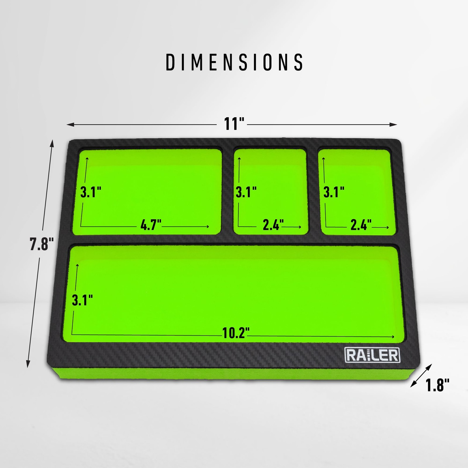 EVA Foam Tool Tray – Premium Tool Box Accessories & Storage Organizer with a ...