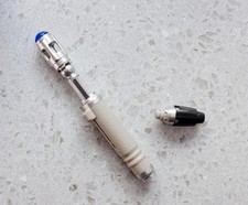 Doctor Who 10th Metal Sonic Screwdriver Infrared Remote Control Cosplay Prop Toy