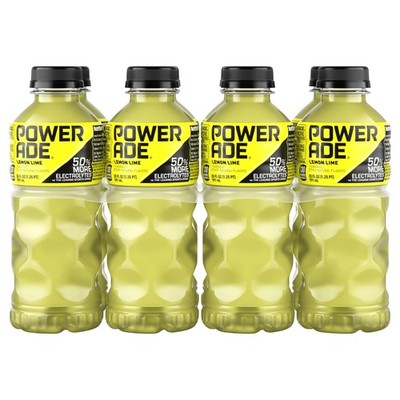 POWERADE Sports Drink Lemon Lime, 20 Ounce (Pack of 8) 20 Fl Oz