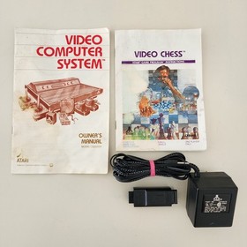 VTG Sears ATARI CX-2600 A VCS Consle +33 Games & Extra Controllers - Wood Grain