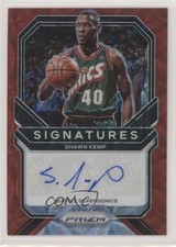 2020-21 Panini Prizm Signatures Choice Prizm Shawn Kemp #SI-SKE Auto 0c3