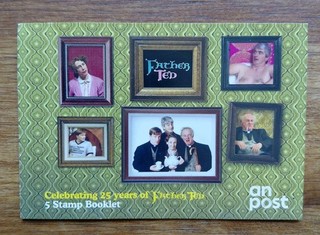 Father Ted 25th anniversary stamps booklet