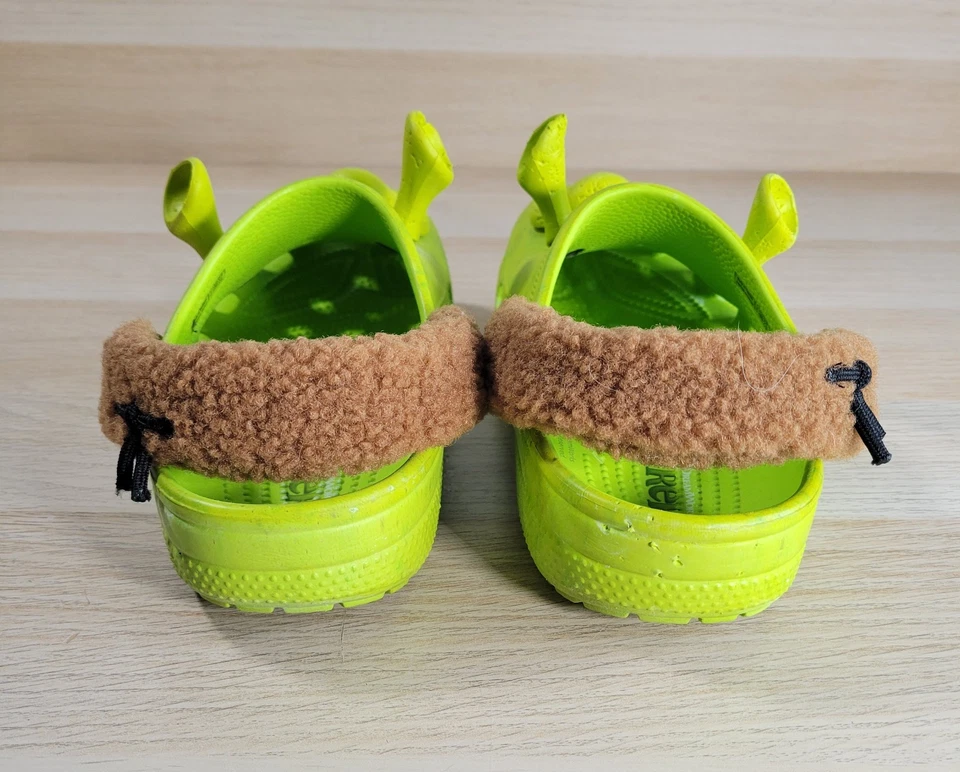Shrek CROCS x DreamWorks Limited Classic Clog Womens Size 9 Green Slip On Shoe - Image 3 of 4
