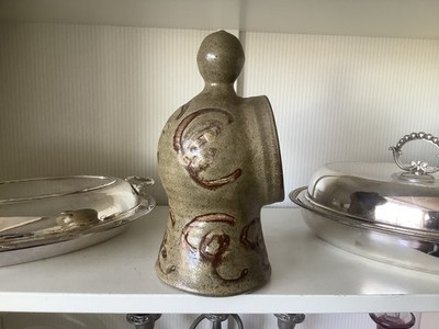  VINTAGE HANDGEWORFEN STUDIO KUNST KERAMIK STEIN SCHWEIN ''LIZ GILBERT'' NORTHUMBERLAND 