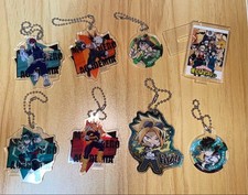 My Hero Academia Keychains 8 Types Used, Minor Scratches, Easy Pack