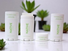  3-Pack Native Whole Body Deodorant Stick Cucumber  Mint 2.65 oz Aluminum Free