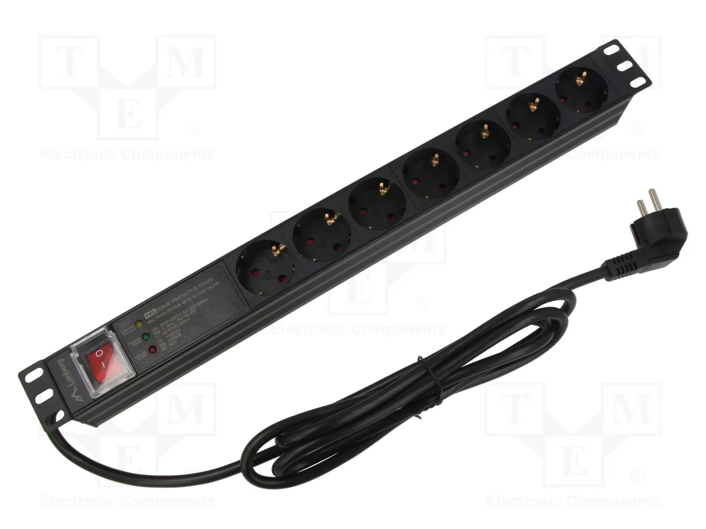 BARRE D'ALIMENTATION RACK PDU PRO 19 1U 16A PDU-PRO-07F-0200-BK - Image 2