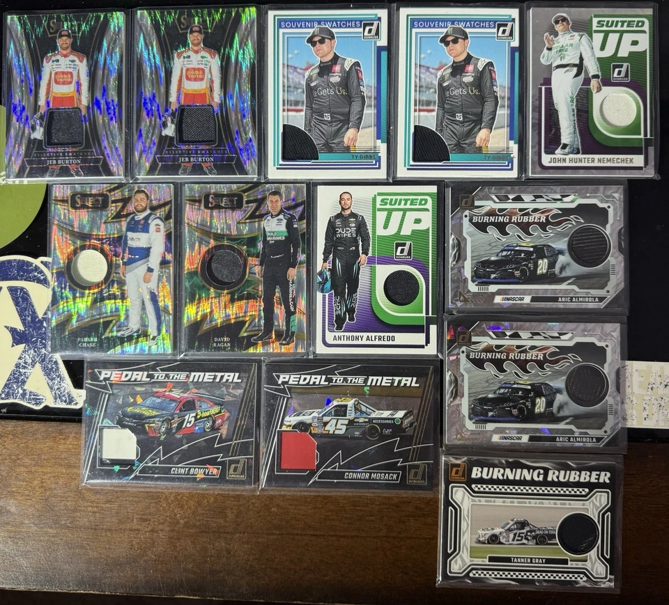 2024-25 NASCAR Racing Memorabilia Relic Card Lot - 24 Cards - Image 2 of 2