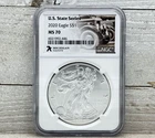 2020 American Silver Eagle U.S. State Series MICHIGAN NGC MS70
