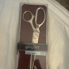 Gingher pink Shears 7 1/2 Inch new in the box