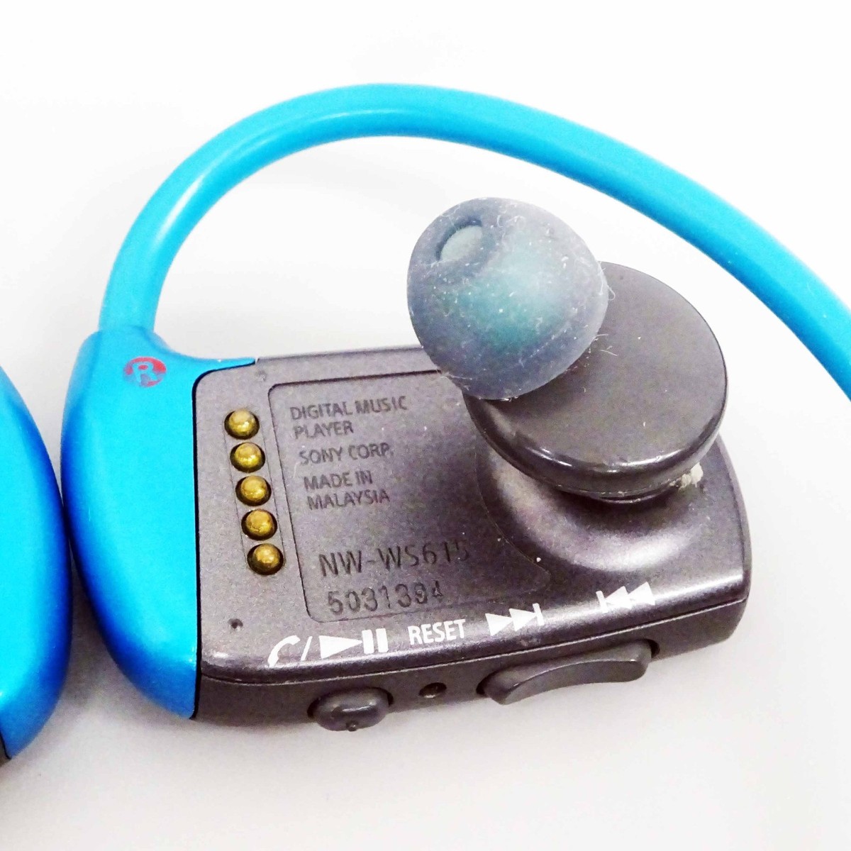 中古　SONY nw-ws615 16gb ヘッドホン一体型ウォークマン Sony Headphones Type Walkman W Series Nw-ws615 16gb Blue