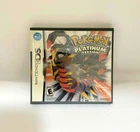 NDS Pokemon Platinum Game w/ Box (Nintendo DS, 2009) NDS/DS/3DS/DSi Very Good