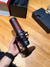 HyperX QuadCast USB Condenser Microphone, Bla...