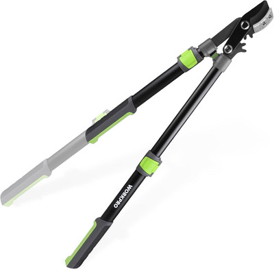 Extendable Anvil Lopper for Gardening, 25-37'' Branch Cutter with 1.6'' Cutting Ca