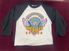 Vintage 1984 Van Halen World Tour' Anvil Brand' T-Shirt Made in USA, Size L