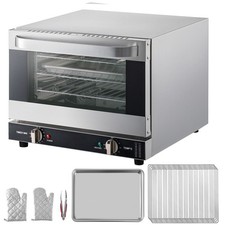Commercial Convection Oven, Countertop, 1440W Toaster Glass Electric Baking