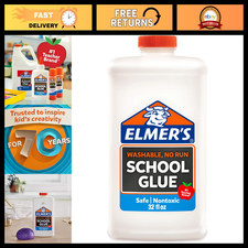 Washable Liquid School Glue 32oz - Perfect for Slime, Arts  Crafts, Back to Sch