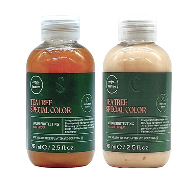 Paul Mitchell Tea Tree Special Color Shampoo Conditioner 2.5 oz DUO Travel Set