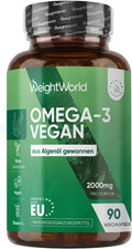 Omega 3 Vegan - 90 Weich-Kapseln - 2000 Mg Om...