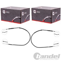 2X A.B.S. Handbremsseile Hinten Passend FüR VW California Multivan Transporter S