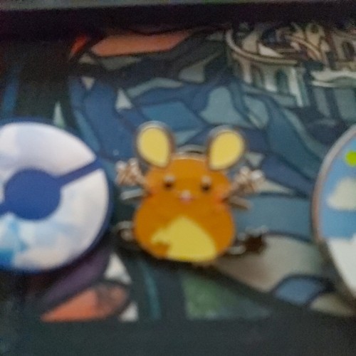 Pokemon pins x3 Flying Surfing Pikachu Spinning, brilliant diamond, Dedenne - Picture 5 of 6
