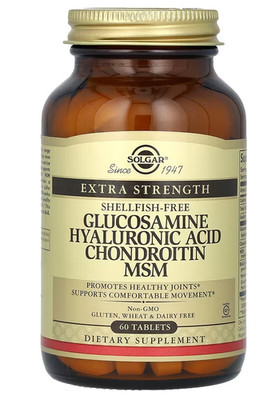 SOLGAR Glucosamin Hyaluronsäure Chondroitin MSM /60 Tabletten/ GELENKE KNOCHEN