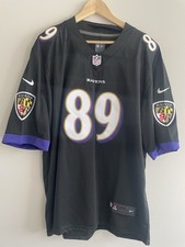 Nike On Field Baltimore Ravens Mark Andrews #89 Black Game Jersey Men's XL 