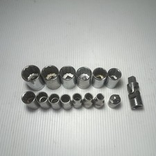 Craftsman 12 Drive 12pt Sae Socket Set Usa Made 15 Pcs