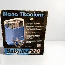 Rizadores de pelo flexibles BaByliss PRO 20 varillas Hot Sticks rodillos nano titanio